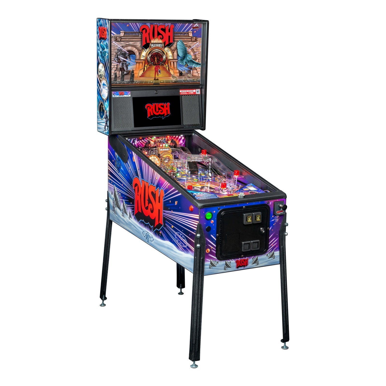 Rush-Premium-Cabinet-RF-scaled-1.jpg Rush Premium Pinball Machine by Stern - Image 1