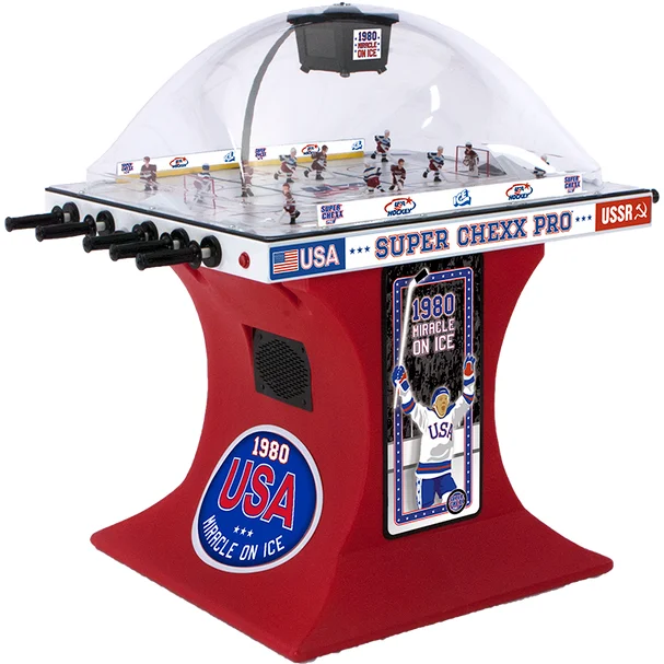 Super-Chexx-Miracle-on-Ice-Bubble-Hockey-Table-for-sale.webp Super Chexx Miracle on Ice Bubble Hockey Table for sale - Image 1