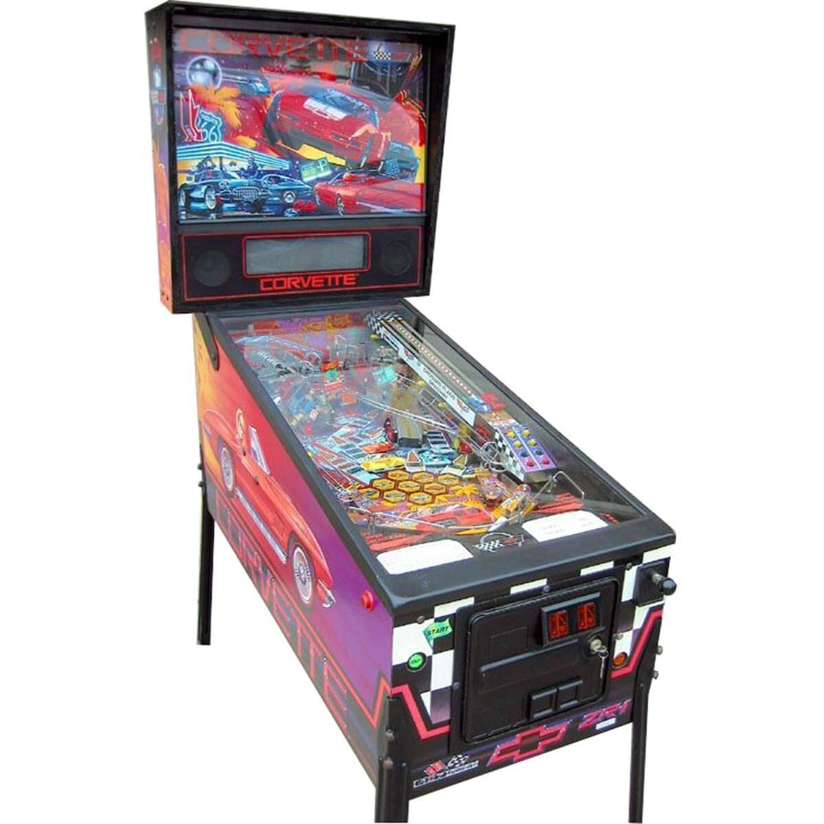 corvette-pinball-machine.jpg Corvette Pinball Machine by Bally - Image 1